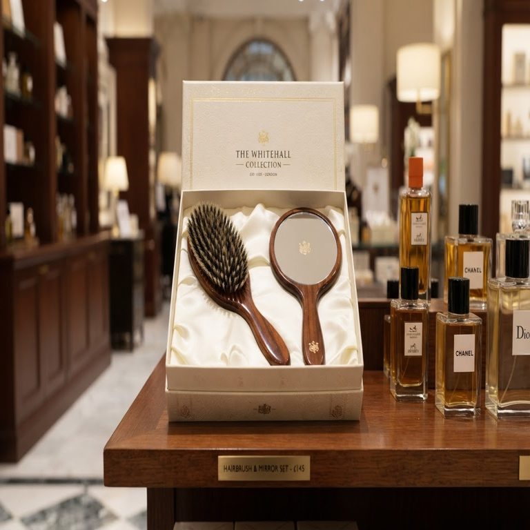 Hairbrush & Mirror Set