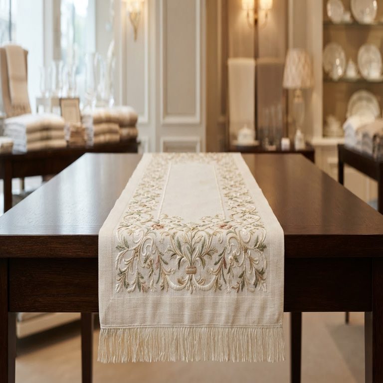 Embroidered Table Runner